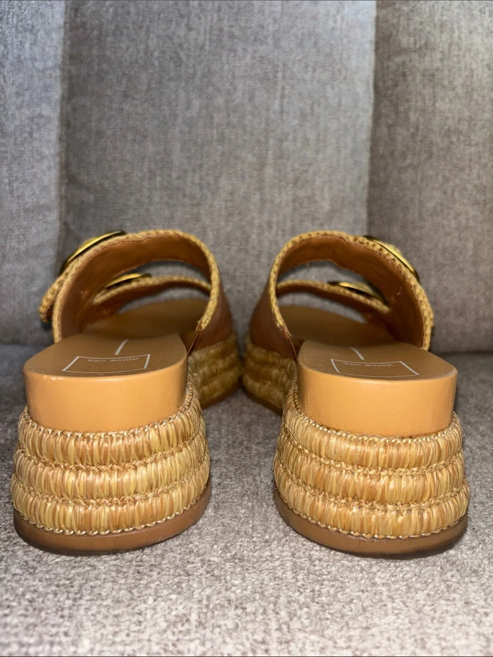 Dolce Vita Wanika Sandals In Brown Nubuck